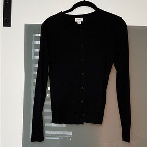 J. Crew Factory Black Cardigan Sweater